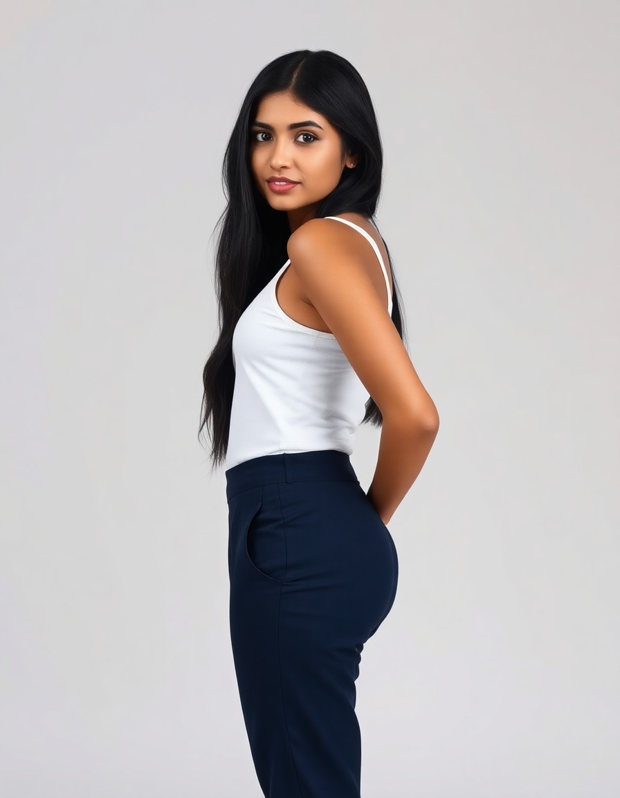 Devi, AI fashion model — view 2