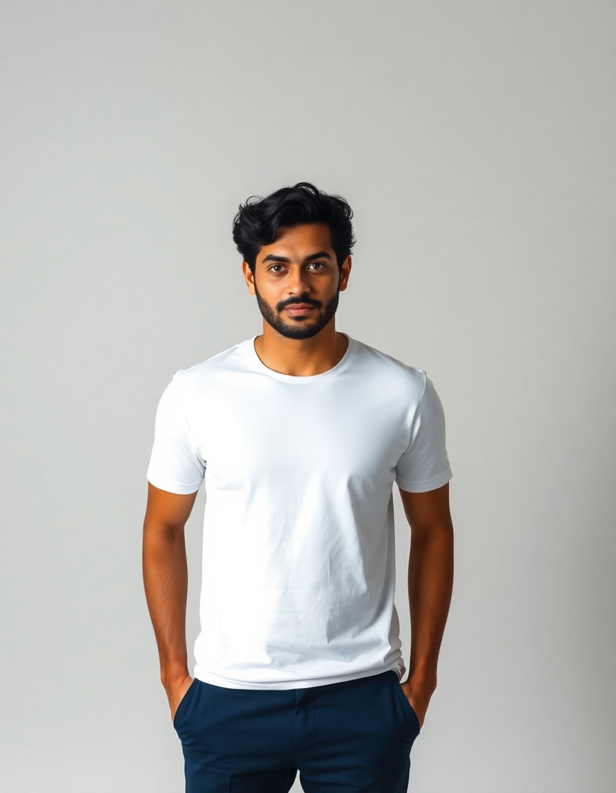 Khalil, AI fashion model — view 1