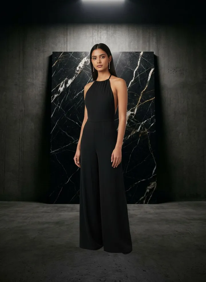 AI on-model photo — jumpsuits