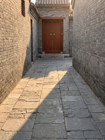 The empty Beijing hutong set