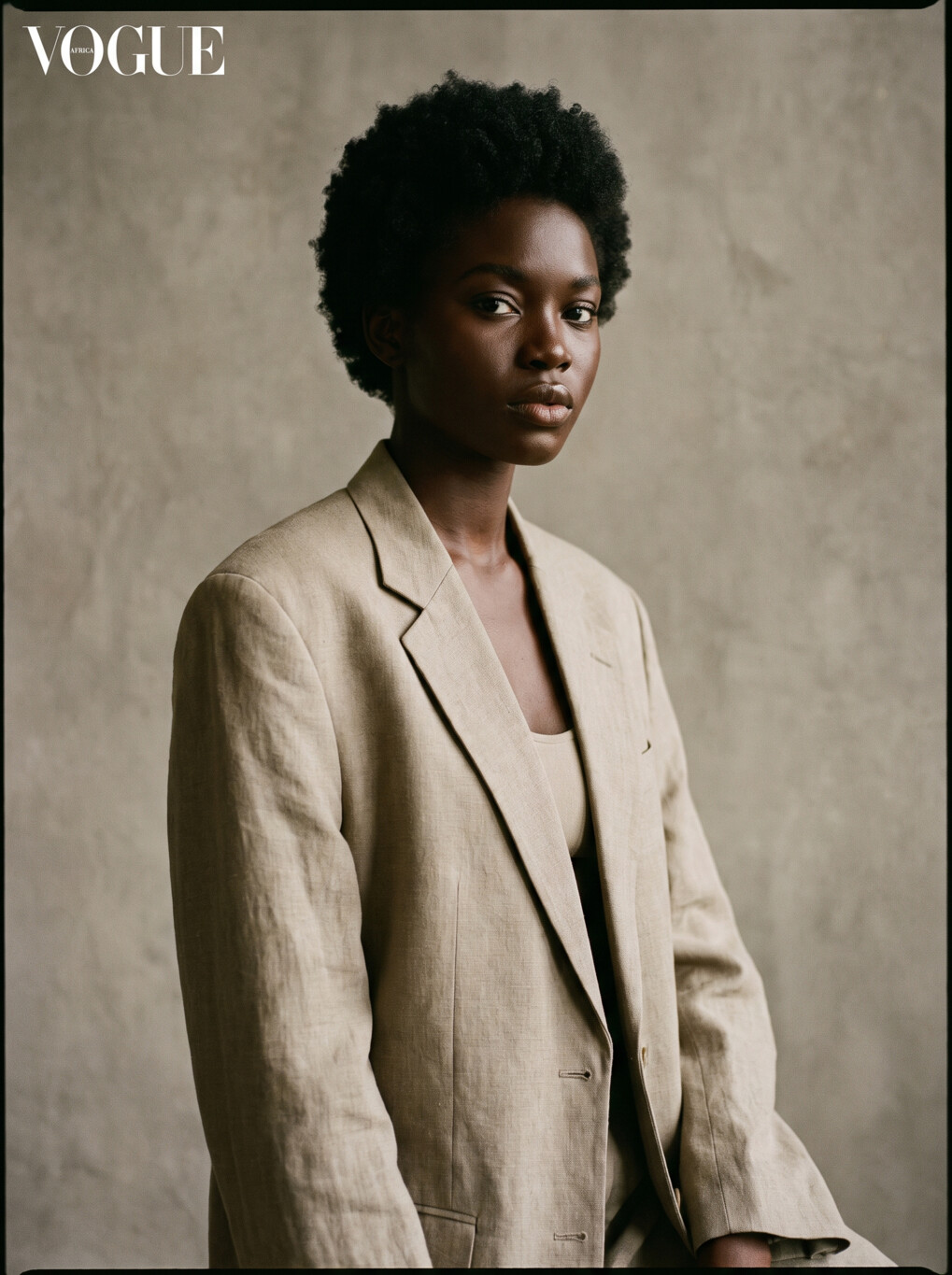 Adaeze, AI fashion model — view 1